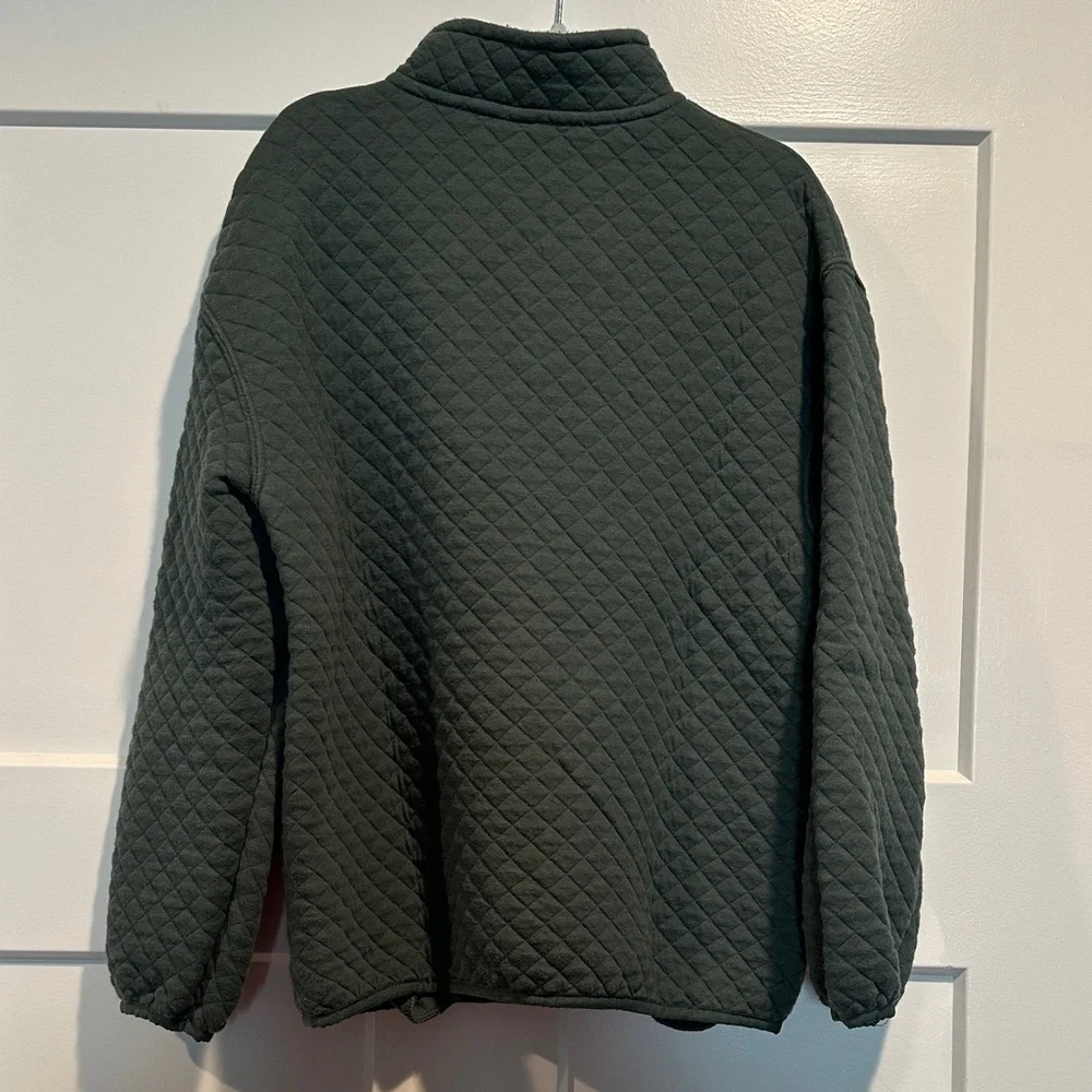 Old Navy Kids Quilted Pullover - Dark Green - Picture 4 of 4